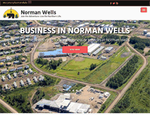 Tablet Screenshot of normanwells.com